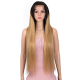 Zetvaa 30 Inch Straight Lace Front Human Hair Wigs Pre Plucked 13X4 Lace Frontal Wig Brazilian Remy Humain Hair Wigs For Women